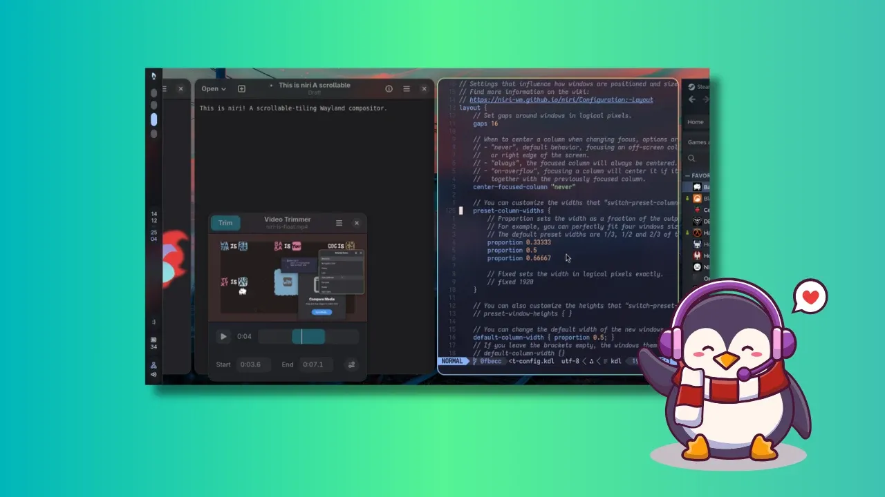 I Finally Tried Niri, The New Way Of Tiling Linux Users Are Going Crazy About