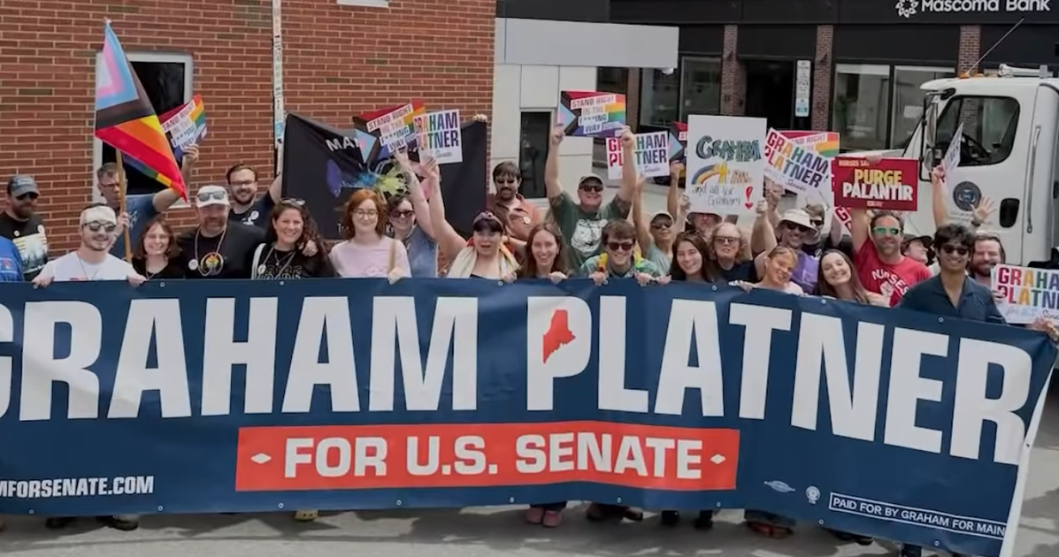 Graham Platner pledges to “Protect Trans Kids” while slamming “cowards” & “bigots” who won’t