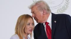 Meloni and Trump: A very public fall-out that is proving very hard to fix
