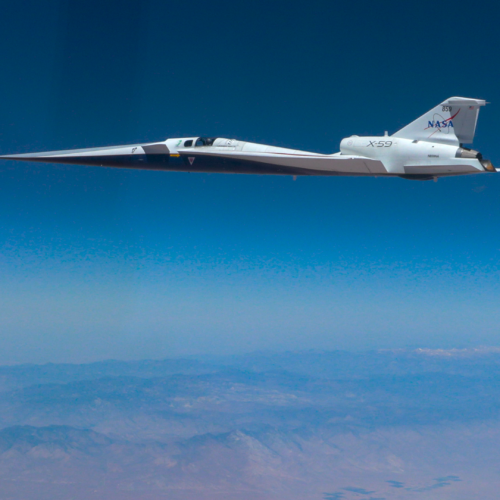 NASA’s X-59 “frankenjet” tests supersonic flight without the sonic boom