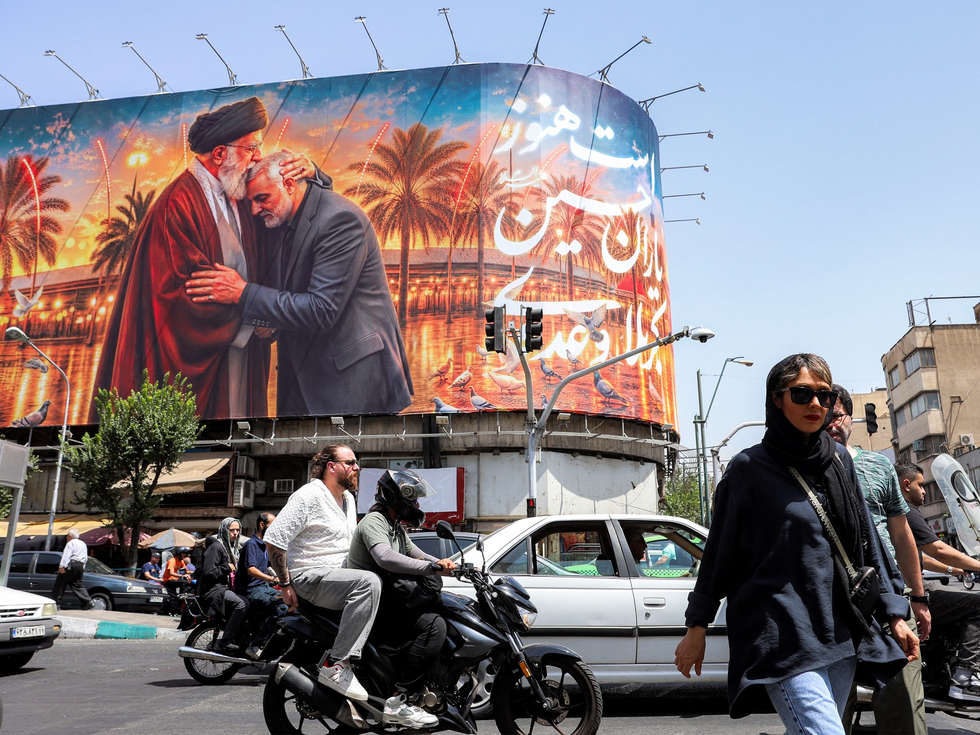 Iran war live: Tehran denies Trump’s claim of meeting in Doha