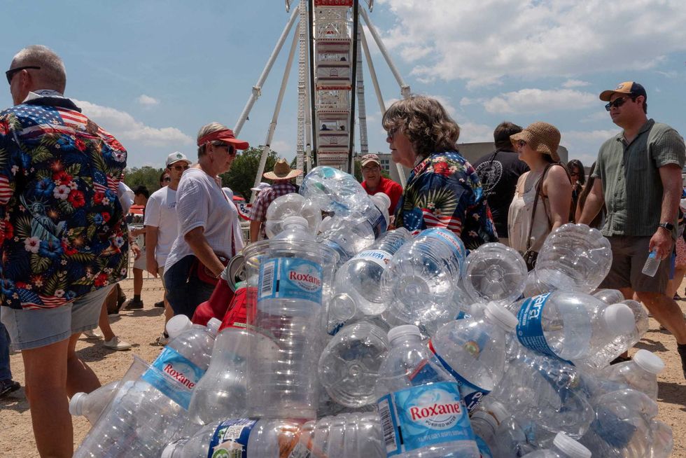 ‘Total disaster’ at Trump’s fair as scorching heat leaves 7 on ‘advanced life support’