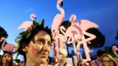 ‘Flamingo Revolution’ takes off as thousands demand Albanian PM’s resignation