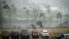 Super Typhoon Bavi strikes US Pacific islands with pummeling winds