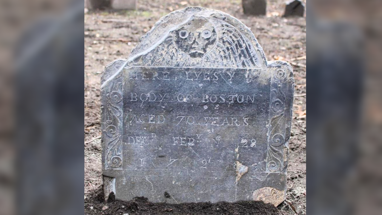 ‘One of the oldest gravestones of a free Black person in America’ discovered in Boston