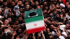 Khamenei’s coffin carried through Shia shrines as ceremonies held in Iraq