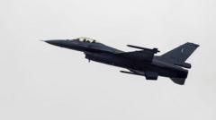 Greek F-16 fighter jet crash-lands at busy Zakynthos airport