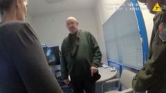 Newly-released video shows Peter Falconio’s killer questioned