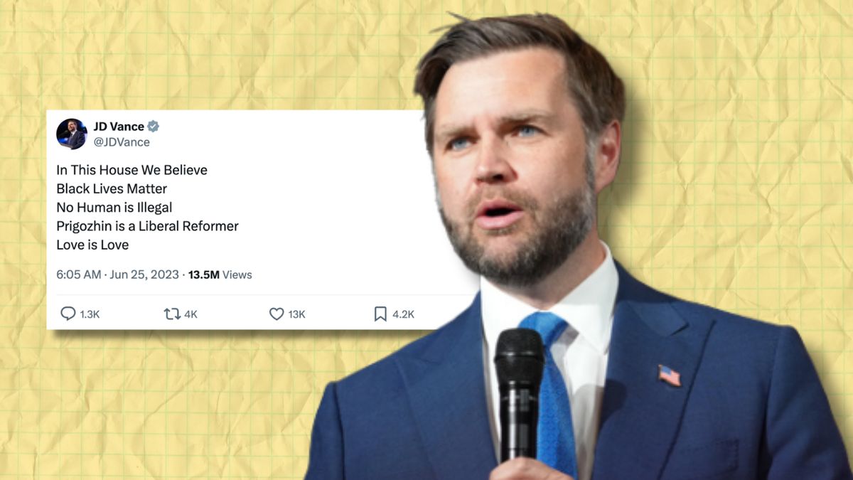Vance once posted ‘Black Lives Matter’ and ‘No human is illegal’ message. It was a joke