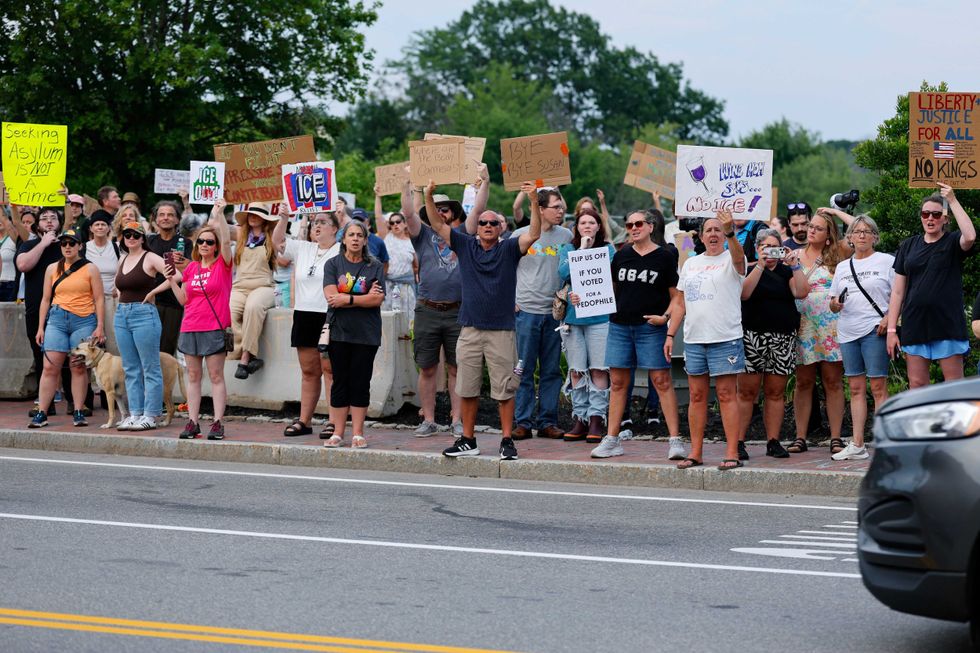 ‘Furious’ protesters descend on small Maine town after ‘horrific’ ICE killing