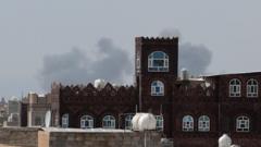 Yemen’s Houthis launch missiles at Saudi Arabia after strikes on Sanaa airport