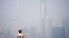 Hundreds of Canada wildfires prompt US air quality alerts as smoke spreads south