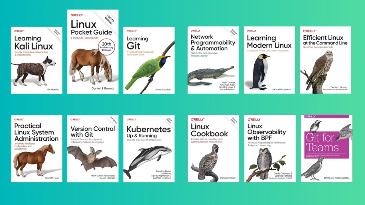15 O'Reilly Linux eBooks for Under $30: A Bundle That Goes From Command Line Basics to Kubernetes