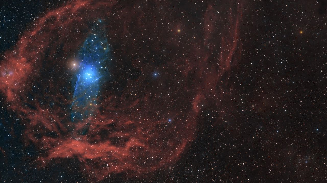Mysterious ‘little red dots’ at the beginning time may finally have an explanation, thanks to newfound ‘little blue companions’