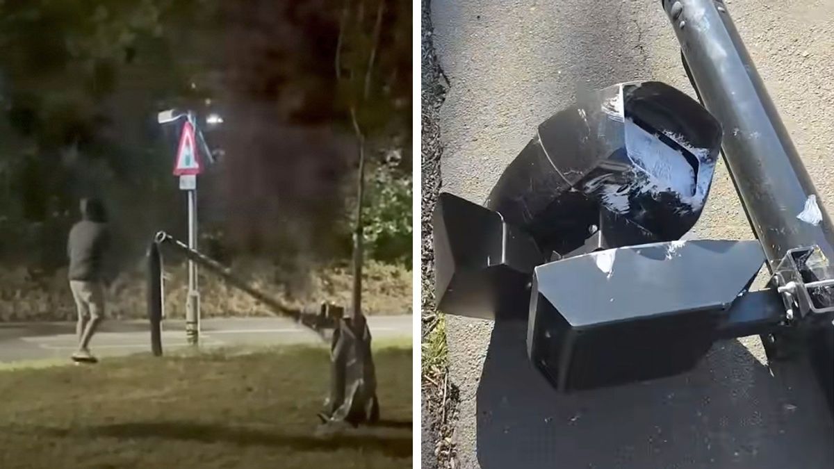 Does video show Flock cameras being destroyed in US? Here’s the truth