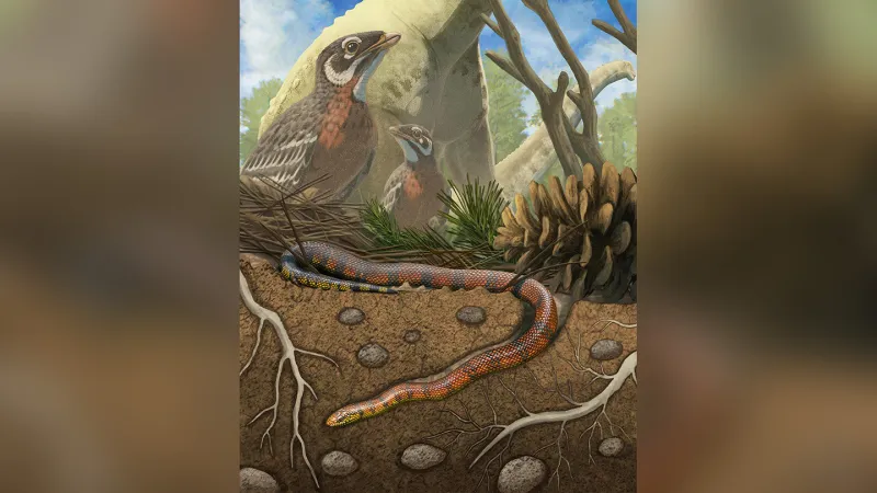 A rare 3-D snake fossil is spilling secrets of its unusual lifestyle