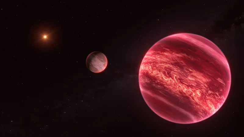 A newly found world blurs the boundary between planet and moon