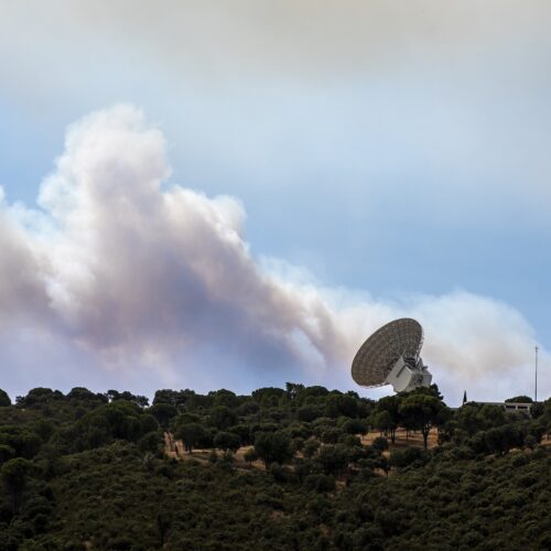 Wildfire forces evacuation of NASA’s Deep Space Network complex in Spain