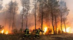 Wildfire witnesses describe ‘wall of flames’, fear and stress