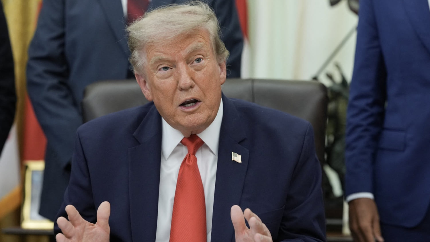 Trump says he wants tariffs on Iran to be added to Russia sanctions bill