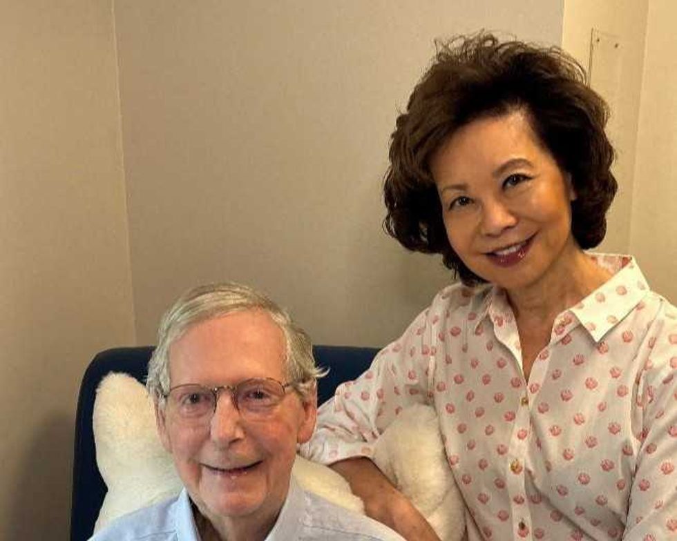 Elaine Chao inadvertently throws a wrench in Mitch McConnell’s proof-of-life claim: report