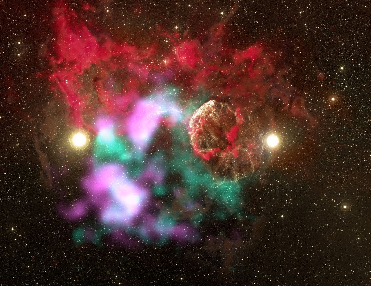 ‘We weren’t really looking for’ it: Astronomers accidentally discover 2 supernovas that exploded from a single star system in cosmic first