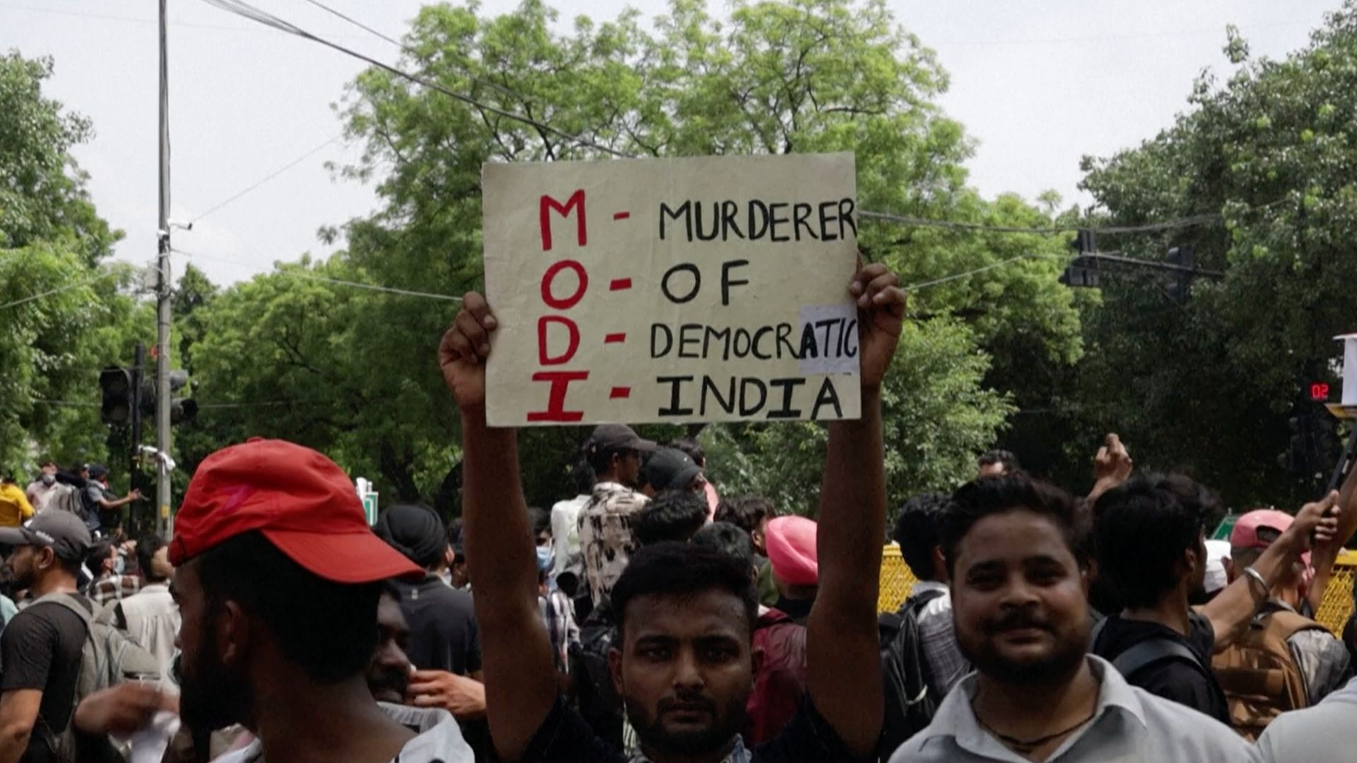 India cracks down on protesters accused of ‘abusing’ Modi