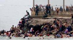 EU calls emergency meeting to discuss Ceuta migrant crossings