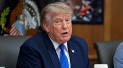 Trump says he is cancelling strikes on Iran subject to deal being made ‘rapidly’