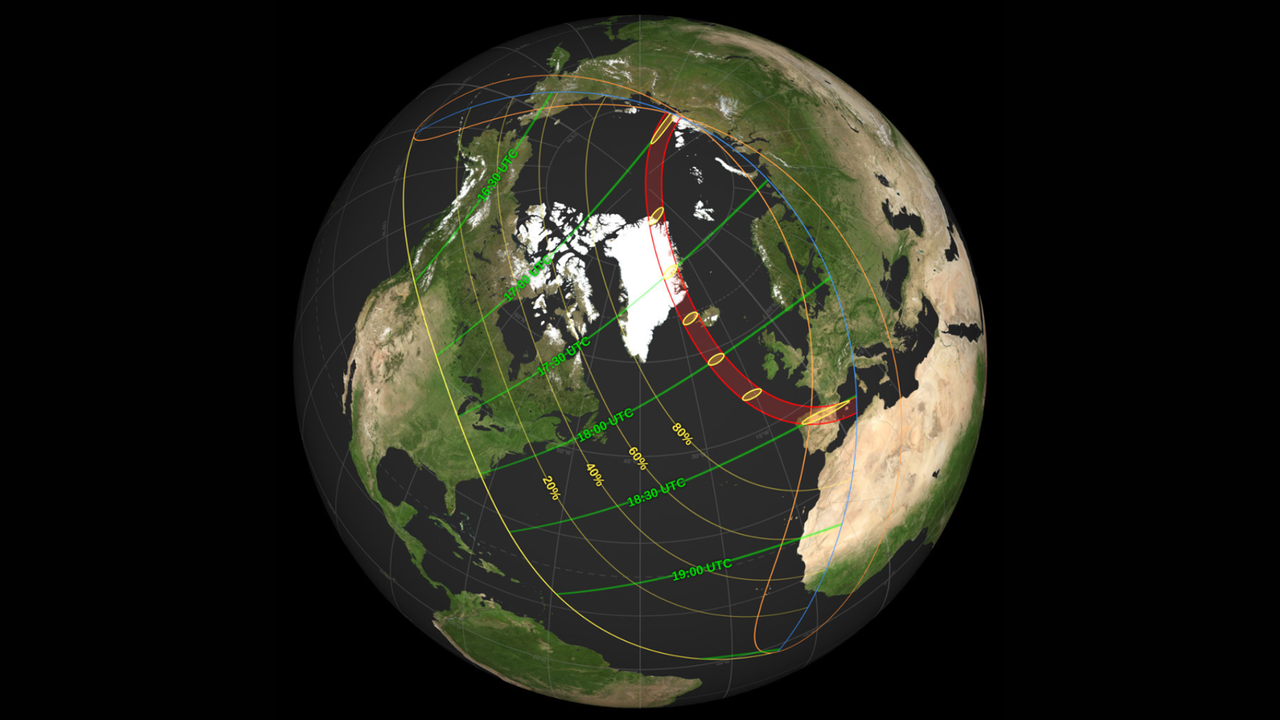 Why the Aug. 12 total solar eclipse appears to move backward on maps