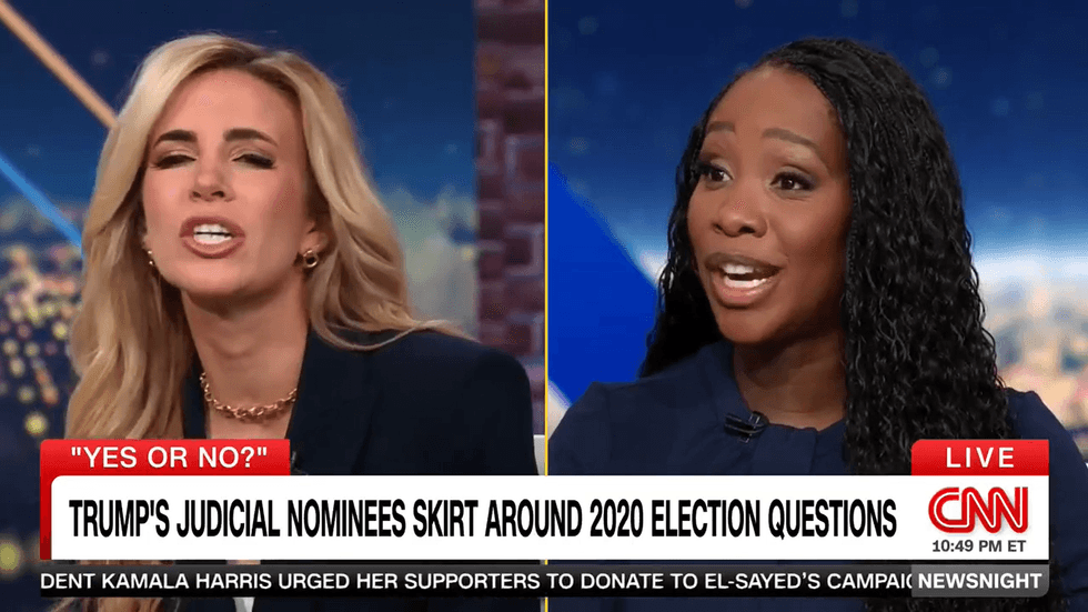 ‘That’s what’s cringe?’ Laughter erupts as MAGA pundit reveals her real target