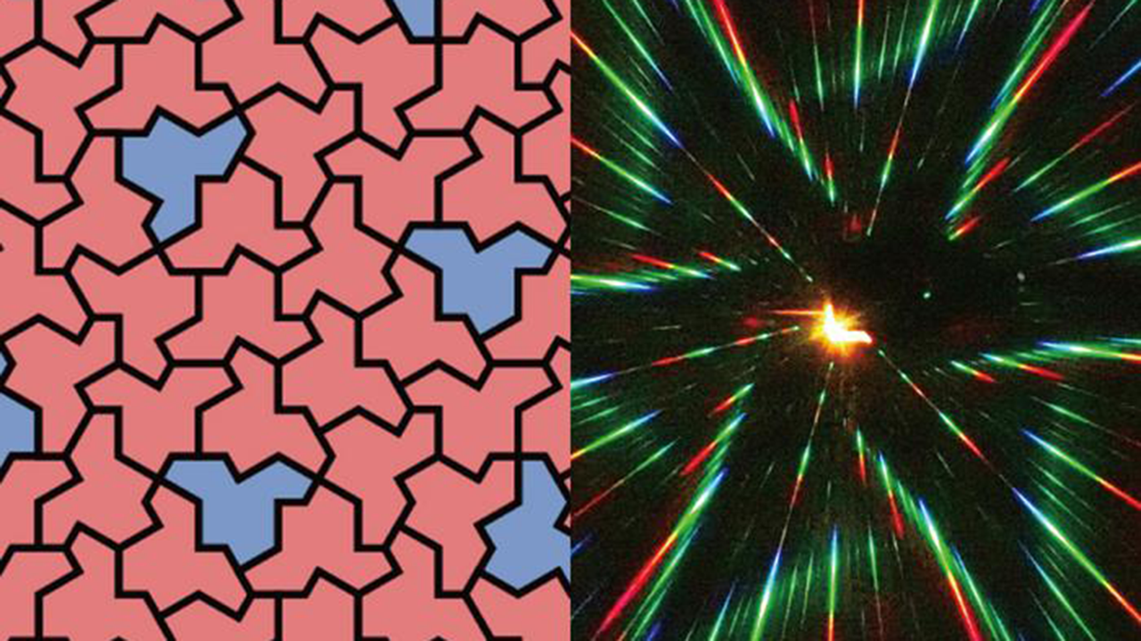 Crystal made from 13-sided ‘einstein’ shape bends light in ways nobody imagined