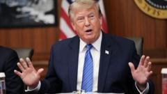 Trump denies US weapons shortage and says information ‘leakers’ being ‘hunted down’
