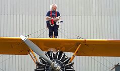 ‘Daredevil’ 97-year-old granny breaks world record to become oldest wing walker