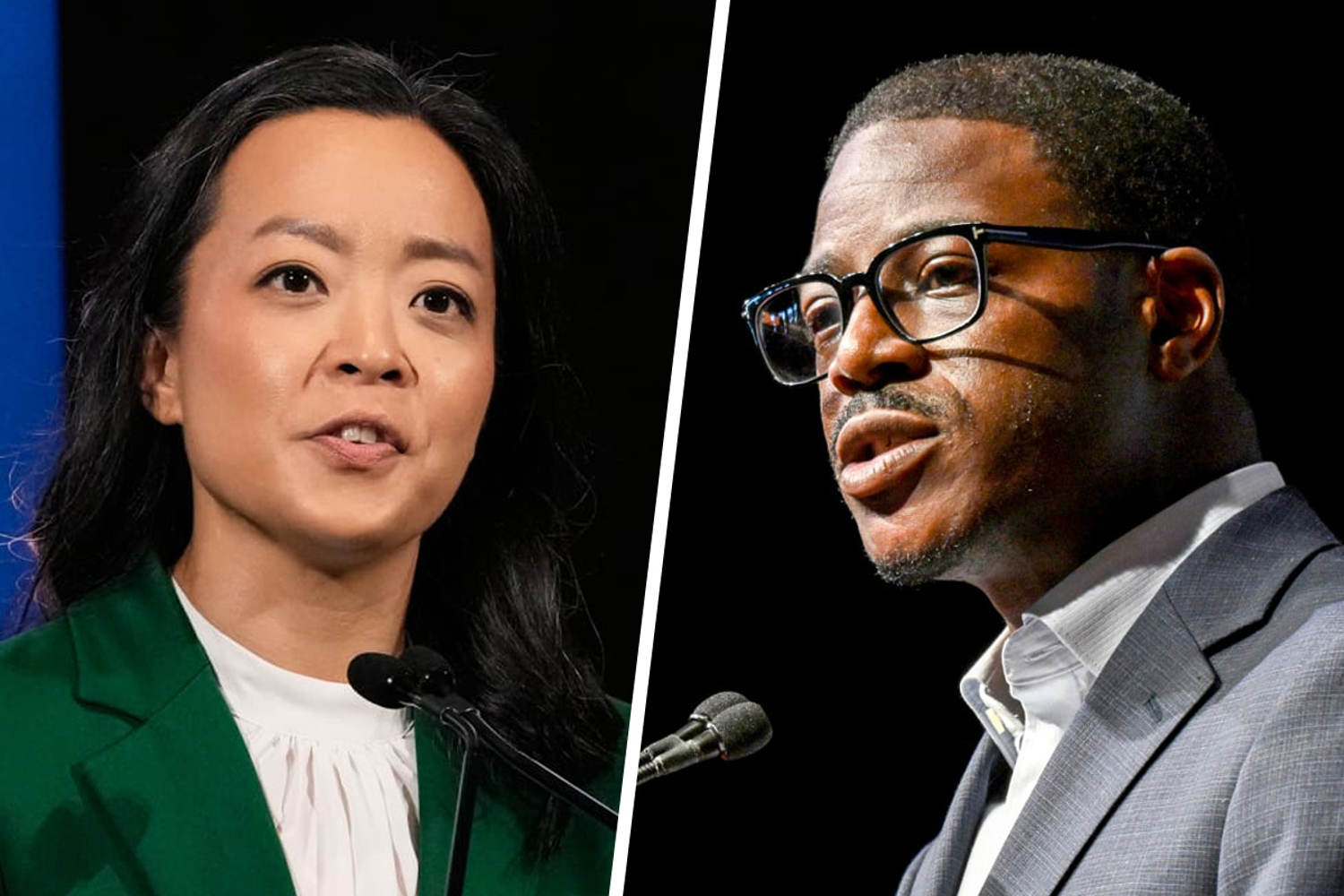 Francesca Hong and David Crowley battle for the lead in Wisconsin’s Democratic primary for governor