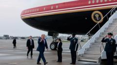 Trump confirms he switched planes after Nato summit because of possible threat