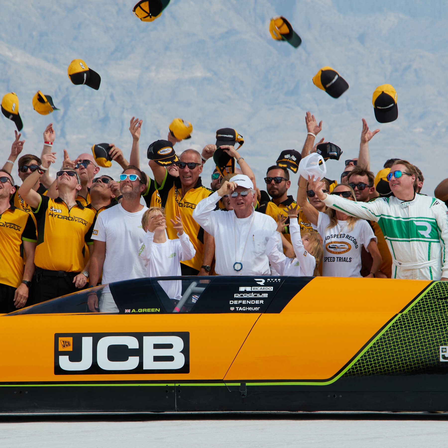 Driver Sets Record for Hydrogen-Powered Vehicle at More Than 406 M.P.H.