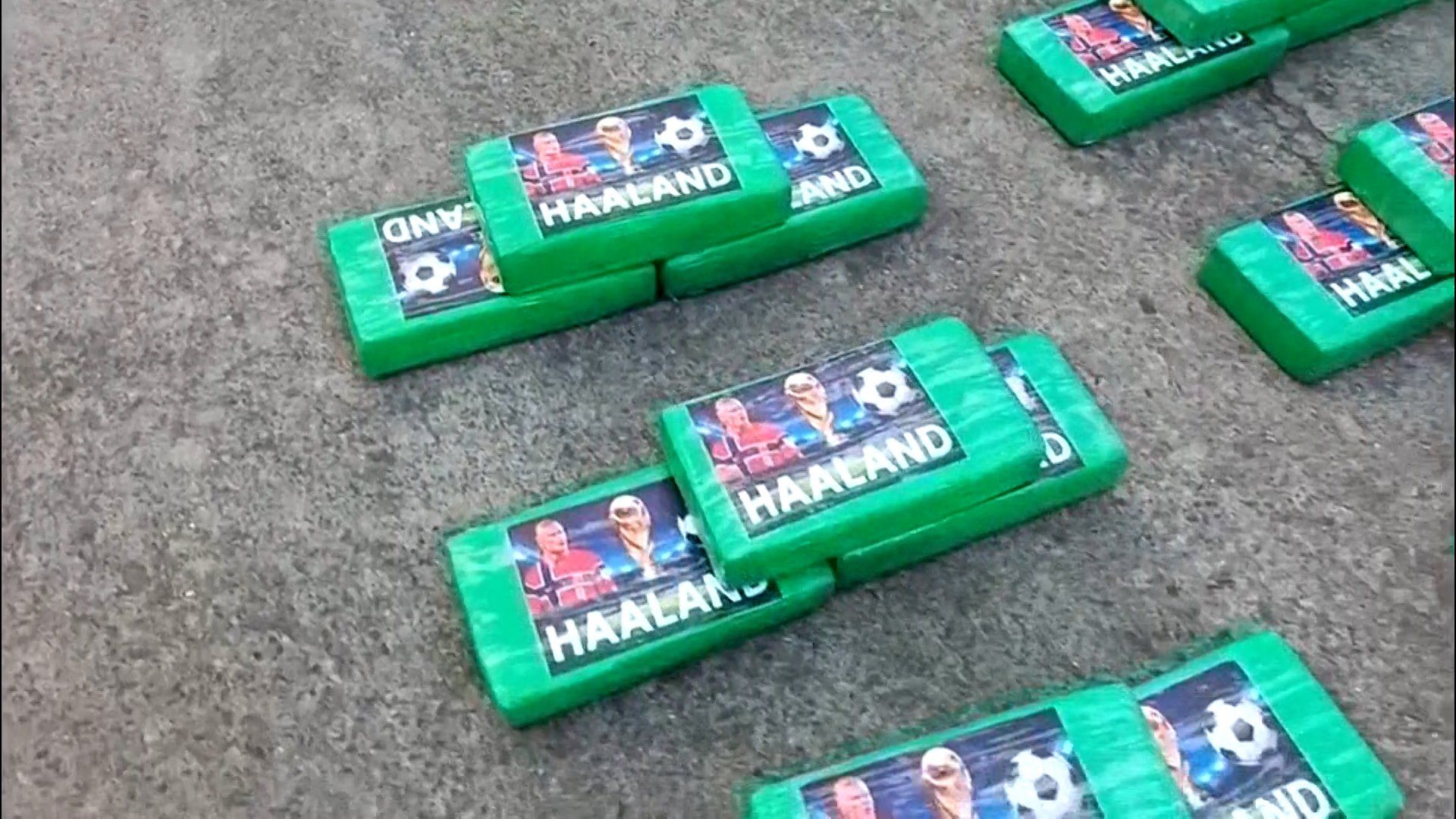 Half a tonne of Erling Haaland branded cocaine seized in Ecuador