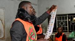 Vote counting suspended in Zambia over alleged attacks on polling staff