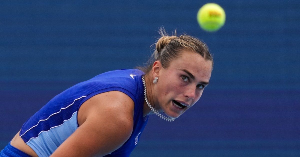 Cincinnati Open: Sabalenka takes six match points to defeat Gibson