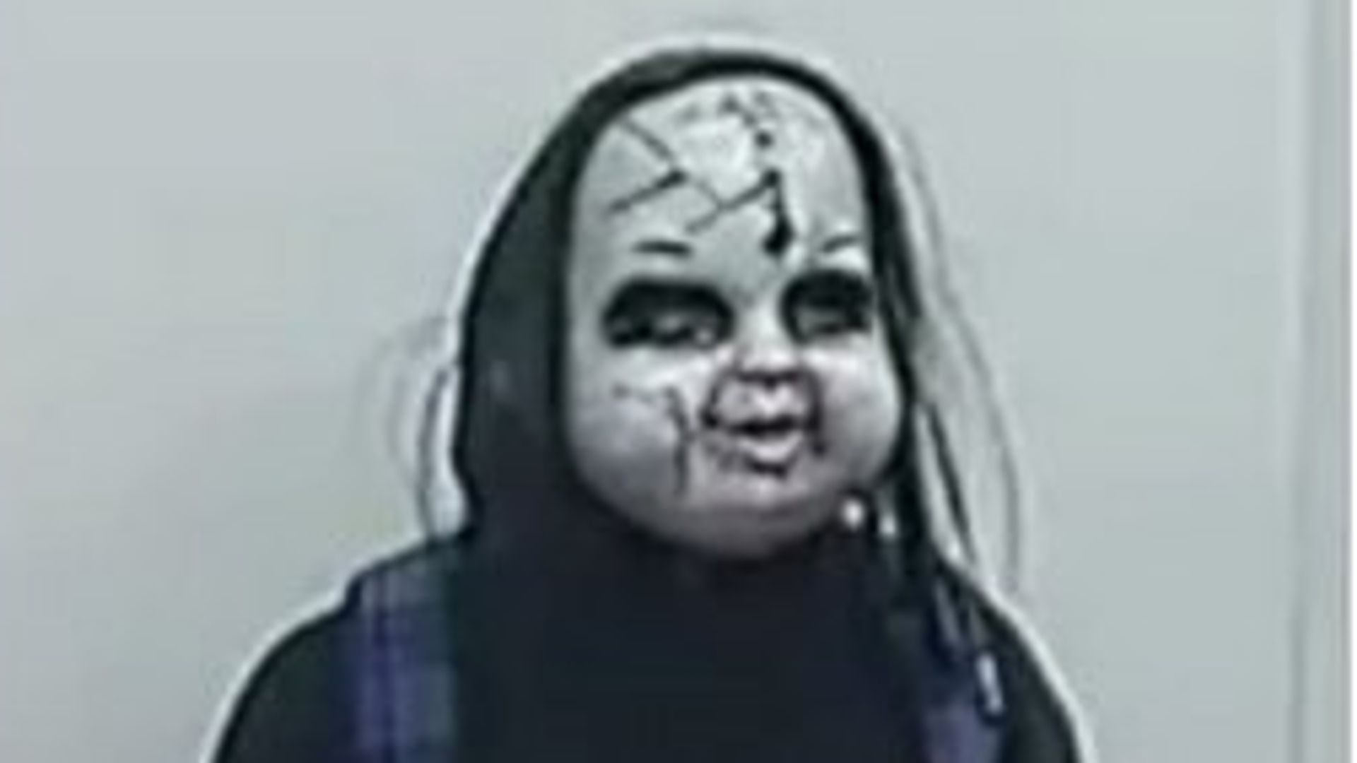 Hunt for ‘Chucky-style’ masked man who chased woman