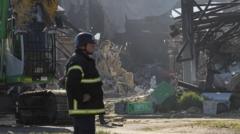 Rescuers dig through Ukraine mall wreckage as Zelensky condemns ‘despicable’ strike