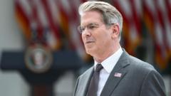 Iran faces ‘greatest financial offensive ever’, says US treasury secretary