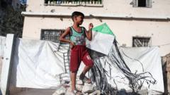 Israel warns of ‘forceful’ response to kites flown from Gaza