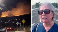‘Scared to death’: Thousands evacuate Nevada homes as wildfire spreads