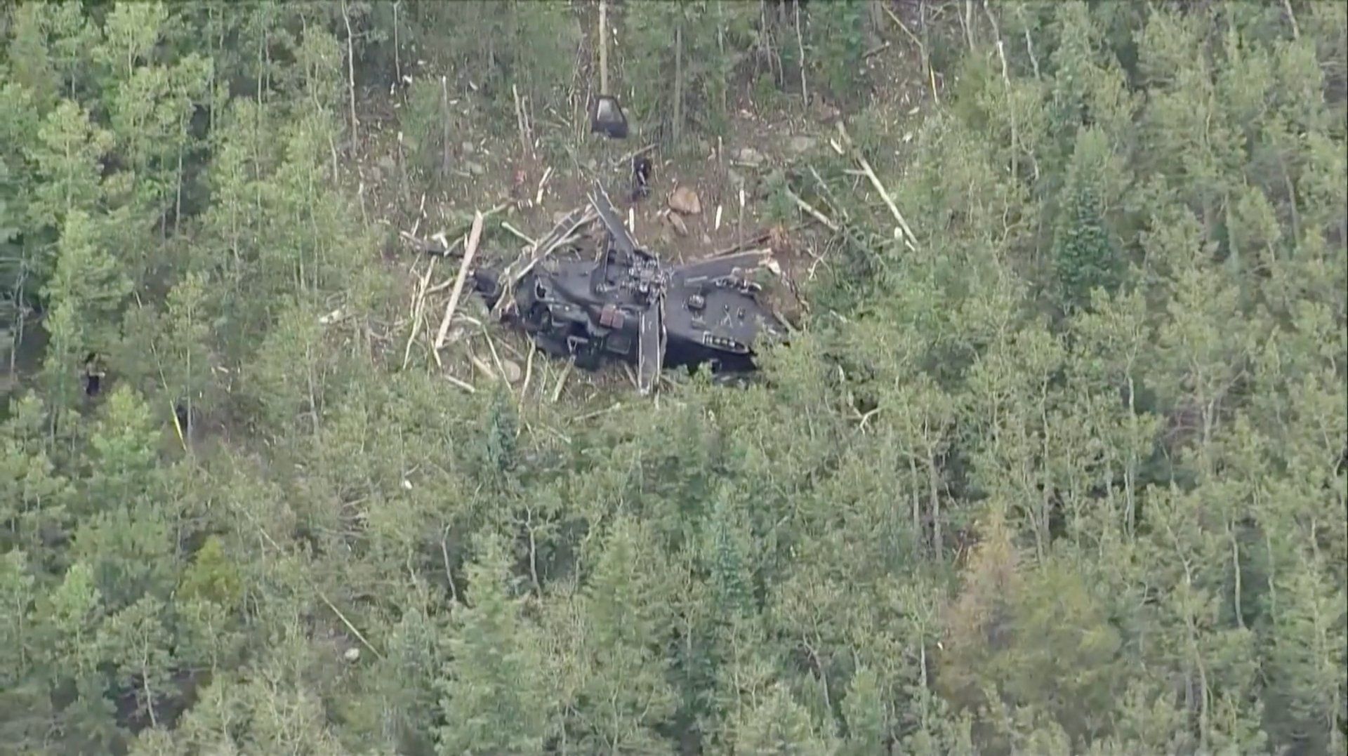 US Army Black Hawk helicopter crashes in Colorado