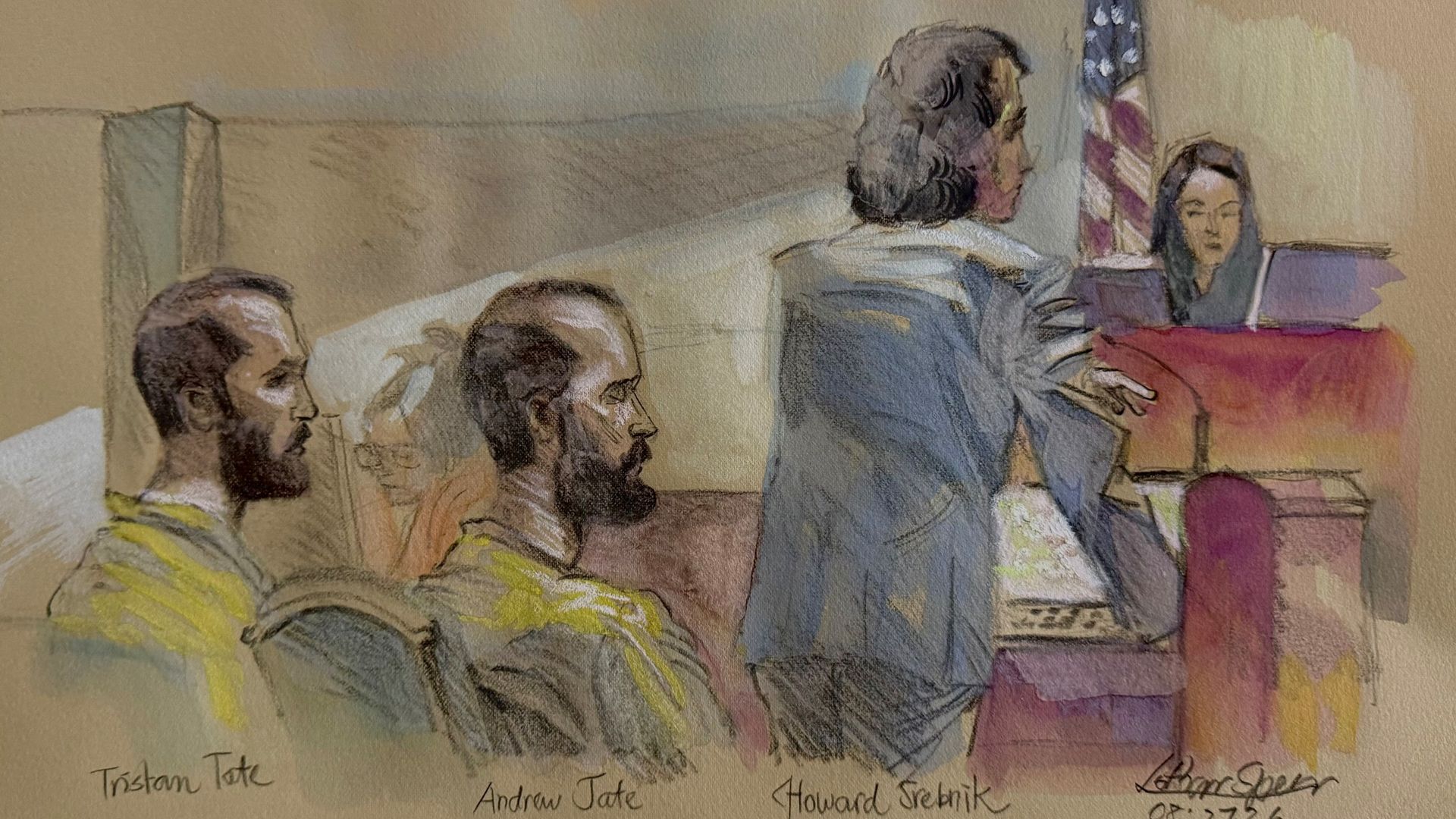 ‘It’s death by scurvy’: Andrew and Tristan Tate fight UK extradition