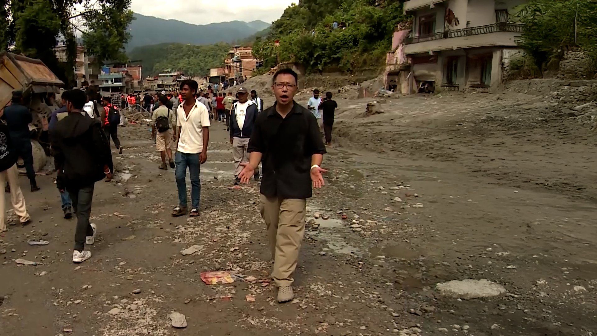 Anger mounts in Nepal over the government’s response to flash flood