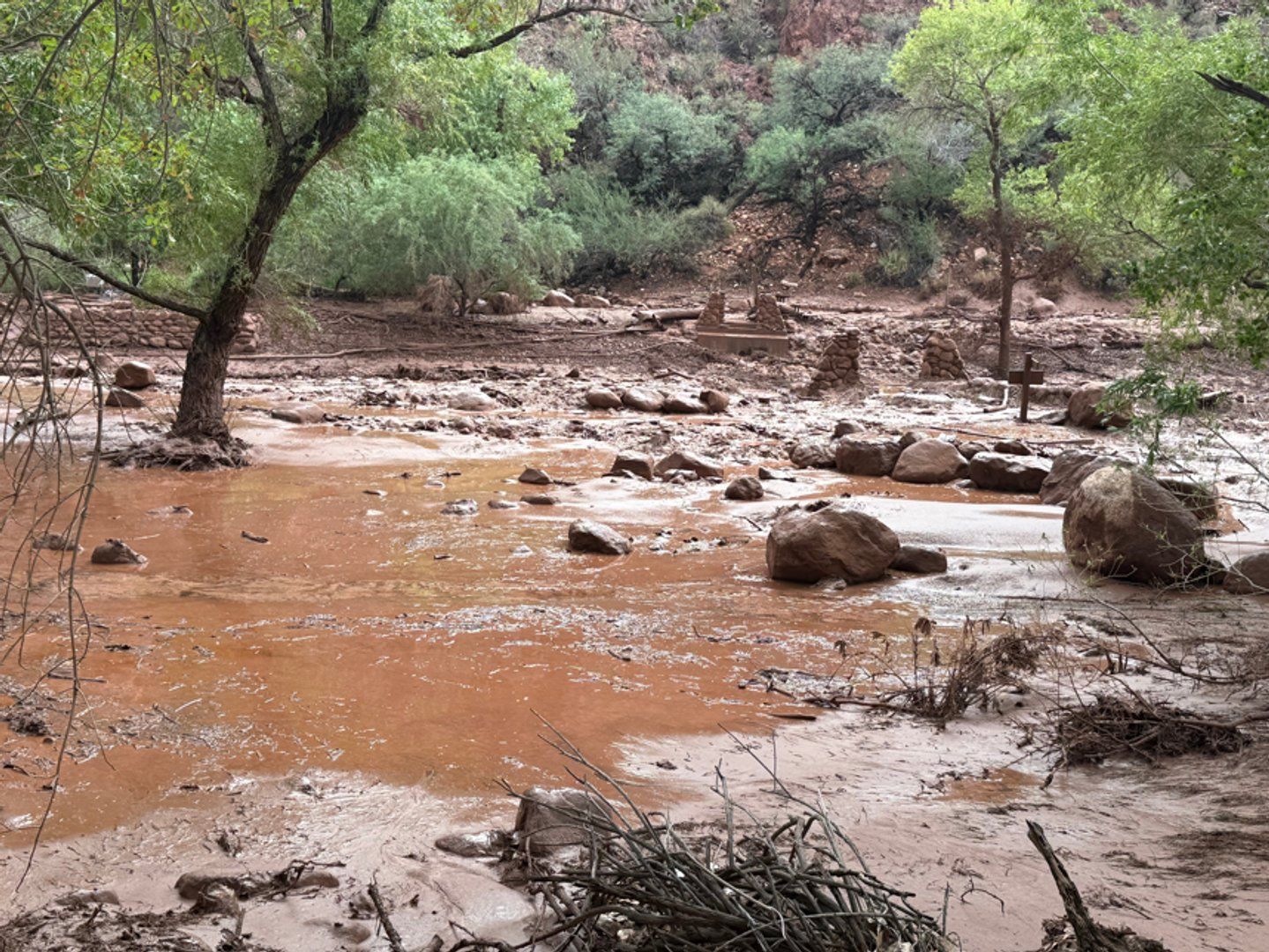 Flash flooding in Grand Canyon leaves more than 20 people missing
