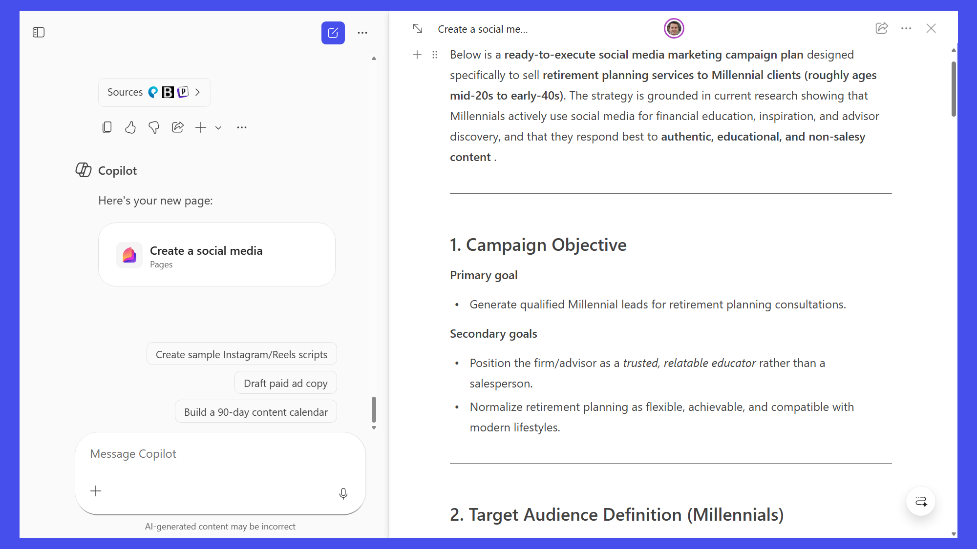 Copilot Pages: Work side by side with AI